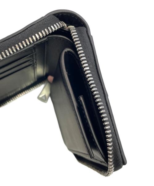 BOTTEGA VENETA（ボッテガベネタ）BOTTEGA VENETA (ボッテガベネタ) 2つ折り財布 ブラックの古着・服飾アイテム