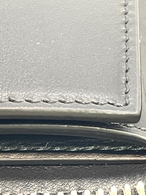 BOTTEGA VENETA（ボッテガベネタ）BOTTEGA VENETA (ボッテガベネタ) 2つ折り財布 ブラックの古着・服飾アイテム