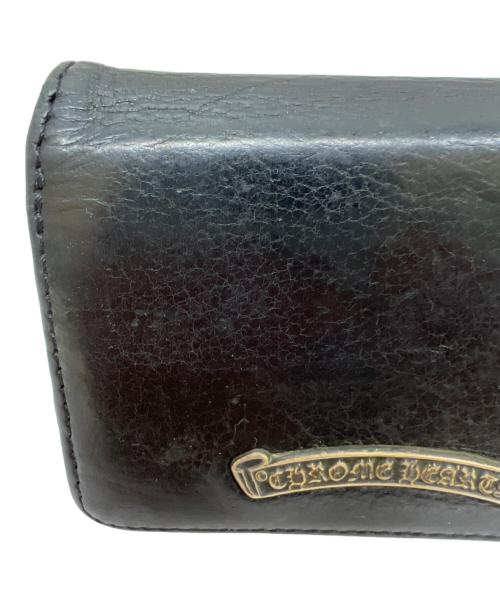 CHROME HEARTS（クロムハーツ）CHROME HEARTS (クロムハーツ) レザーカードケース ブラックの古着・服飾アイテム
