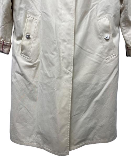 BURBERRY LONDON（バーバリーロンドン）BURBERRY LONDON (バーバリーロンドン) ライナー付ステンカラーコート イエローベージュ サイズ:１１の古着・服飾アイテム