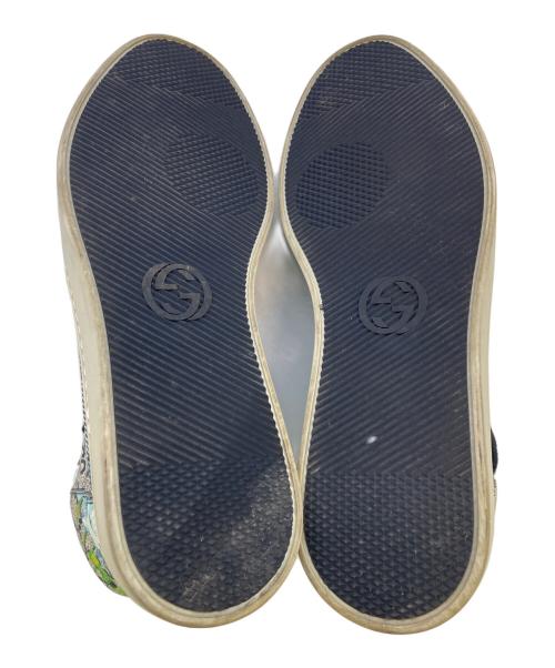 GUCCI（グッチ）GUCCI (グッチ) ハイカットスニーカー ベージュ×ネイビー サイズ:SIZE 7の古着・服飾アイテム