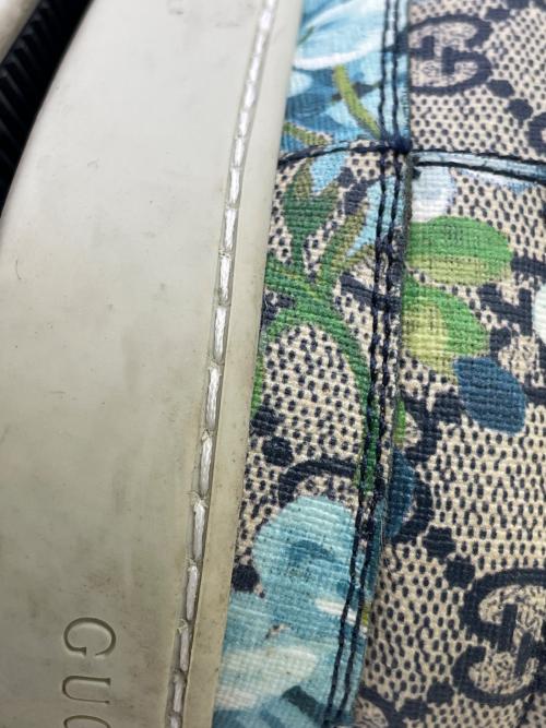 GUCCI（グッチ）GUCCI (グッチ) ハイカットスニーカー ベージュ×ネイビー サイズ:SIZE 7の古着・服飾アイテム