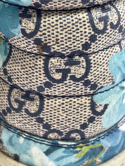 GUCCI（グッチ）GUCCI (グッチ) ハイカットスニーカー ベージュ×ネイビー サイズ:SIZE 7の古着・服飾アイテム