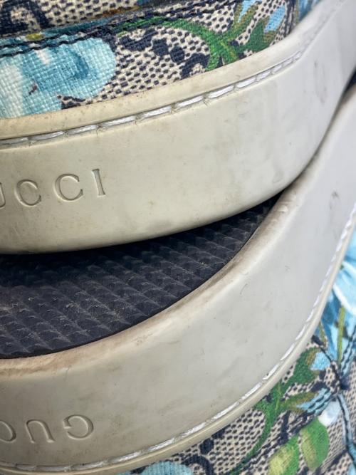 GUCCI（グッチ）GUCCI (グッチ) ハイカットスニーカー ベージュ×ネイビー サイズ:SIZE 7の古着・服飾アイテム