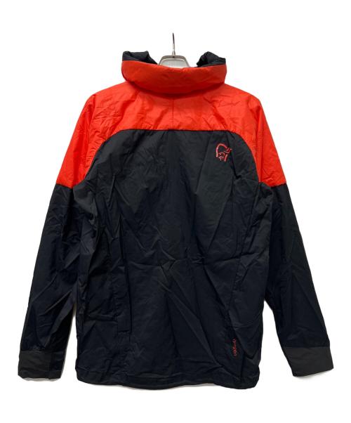 norrona（ノローナ）norrona (ノローナ) lyngen aero 80 insulated Zip Hood M's オレンジ×ブラック サイズ:Mの古着・服飾アイテム