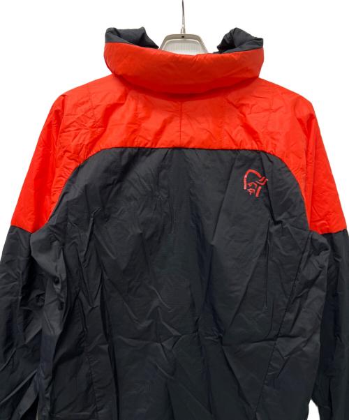 norrona（ノローナ）norrona (ノローナ) lyngen aero 80 insulated Zip Hood M's オレンジ×ブラック サイズ:Mの古着・服飾アイテム