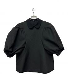 machatt（マチャット）の古着「キルティングブラウス」｜ブラック