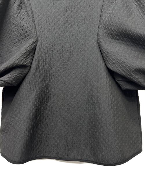 machatt（マチャット）machatt (マチャット) キルティングブラウス ブラック サイズ:FREEの古着・服飾アイテム