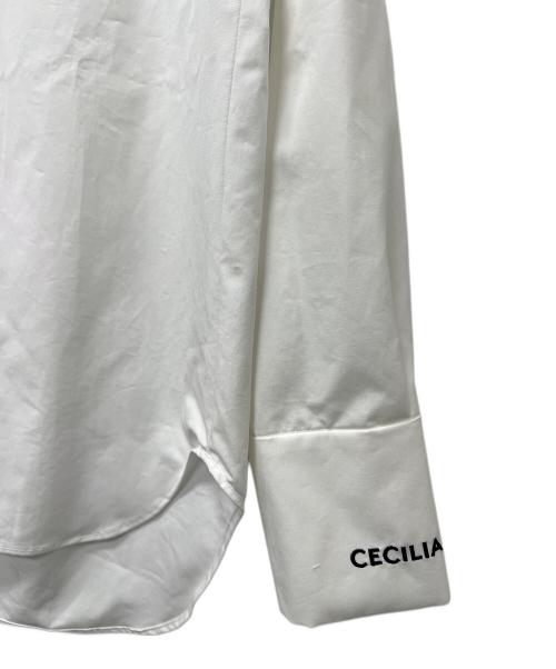 St.cecilia（セントセシリア）St.cecilia (セントセシリア) ハイネックブラウス アイボリー サイズ:FREEの古着・服飾アイテム