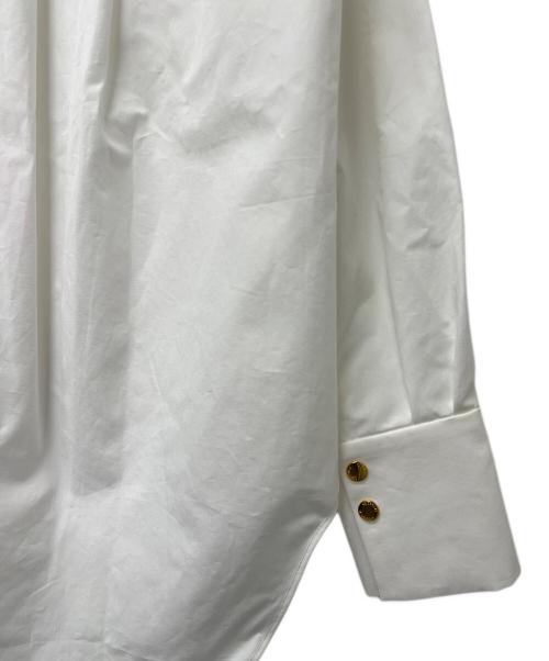 St.cecilia（セントセシリア）St.cecilia (セントセシリア) ハイネックブラウス アイボリー サイズ:FREEの古着・服飾アイテム