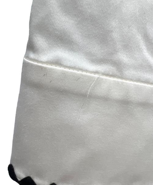 YORI（ヨリ）YORI (ヨリ) 長袖ブラウス アイボリー×ブラック サイズ:３６の古着・服飾アイテム