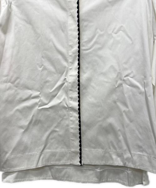 YORI（ヨリ）YORI (ヨリ) 長袖ブラウス アイボリー×ブラック サイズ:３６の古着・服飾アイテム