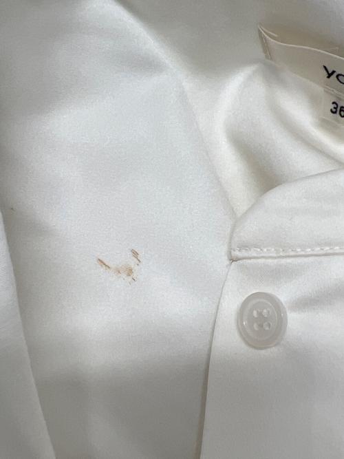 YORI（ヨリ）YORI (ヨリ) 長袖ブラウス アイボリー×ブラック サイズ:３６の古着・服飾アイテム