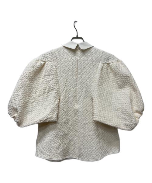 machatt（マチャット）machatt (マチャット) 半袖ブラウス アイボリー サイズ:FREEの古着・服飾アイテム