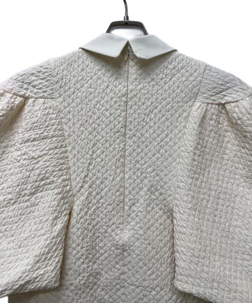 machatt（マチャット）machatt (マチャット) 半袖ブラウス アイボリー サイズ:FREEの古着・服飾アイテム