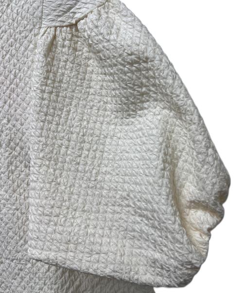 machatt（マチャット）machatt (マチャット) 半袖ブラウス アイボリー サイズ:FREEの古着・服飾アイテム