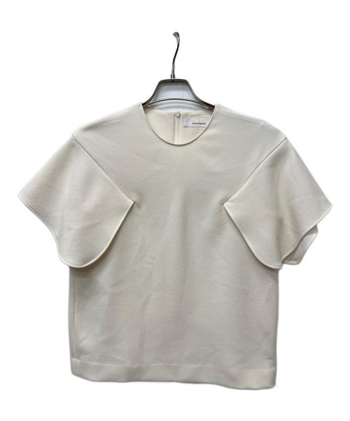 AKIRA NAKA（アキラナカ）AKIRA NAKA (アキラナカ) 半袖ブラウス アイボリー サイズ:２の古着・服飾アイテム