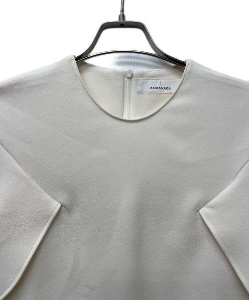 AKIRA NAKA（アキラナカ）AKIRA NAKA (アキラナカ) 半袖ブラウス アイボリー サイズ:２の古着・服飾アイテム