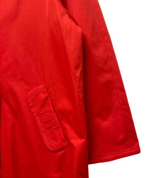 machiko jinto（マチコ ジント）machiko jinto (マチコ ジント) 丸襟ロングコート レッド サイズ:Ｌの古着・服飾アイテム