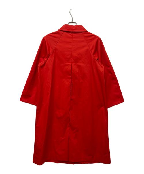 machiko jinto（マチコ ジント）machiko jinto (マチコ ジント) 丸襟ロングコート レッド サイズ:Ｌの古着・服飾アイテム