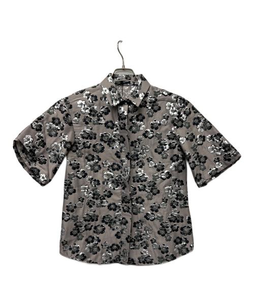 JIL SANDER NAVY（ジルサンダー ネイビー）JIL SANDER NAVY (ジルサンダー ネイビー) 半袖シャツ グレー サイズ:３の古着・服飾アイテム