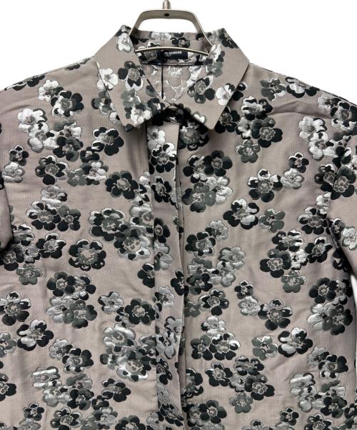 JIL SANDER NAVY（ジルサンダー ネイビー）JIL SANDER NAVY (ジルサンダー ネイビー) 半袖シャツ グレー サイズ:３の古着・服飾アイテム