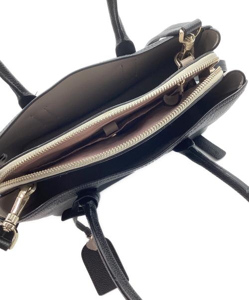 Kate Spade（ケイトスペード）Kate Spade (ケイトスペード) 2WAYショルダーバッグ ブラック×ベージュの古着・服飾アイテム