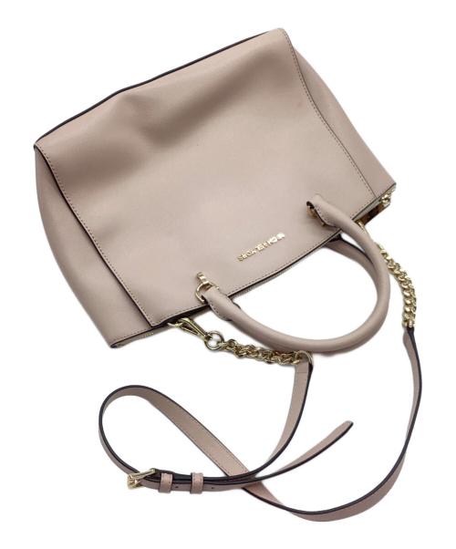 MICHAEL KORS（マイケル・コース）MICHAEL KORS (マイケル・コース) 2WAYショルダーバッグ ピンクの古着・服飾アイテム