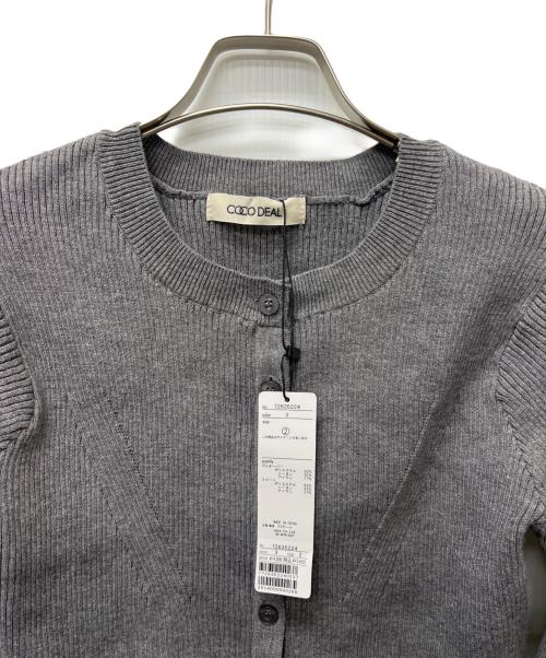 COCODEAL（ココディール）COCODEAL (ココディール) リブニットセットアップ グレー サイズ:Ｌの古着・服飾アイテム