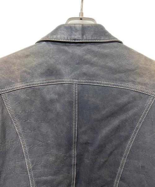 JACOB COHEN（ヤコブコーエン）JACOB COHEN (ヤコブコーエン) レザージャケット ネイビー サイズ:４６の古着・服飾アイテム