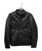 Harufハルフ）の古着「レザージャケット」｜ブラック