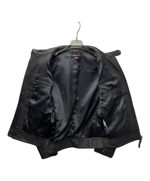 Haruf（ハルフ）Haruf (ハルフ) レザージャケット ブラック サイズ:Ｌの古着・服飾アイテム