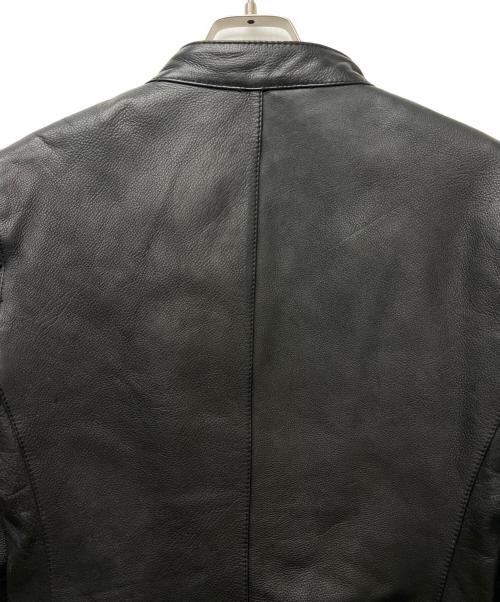Haruf（ハルフ）Haruf (ハルフ) レザージャケット ブラック サイズ:Ｌの古着・服飾アイテム