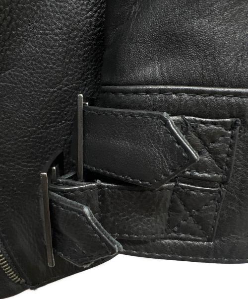 Haruf（ハルフ）Haruf (ハルフ) レザージャケット ブラック サイズ:Ｌの古着・服飾アイテム