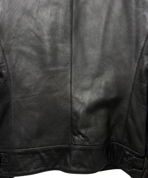 Haruf（ハルフ）Haruf (ハルフ) レザージャケット ブラック サイズ:Ｌの古着・服飾アイテム