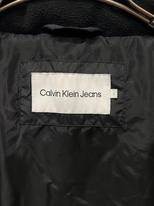 Calvin Klein Jeans（カルバンクラインジーンズ）Calvin Klein Jeans (カルバンクラインジーンズ) ダウンジャケット ブラック サイズ:Ｌの古着・服飾アイテム