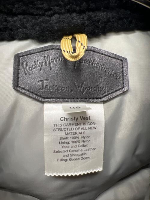 RockyMountainFeatherBed（ロッキーマウンテンフェザーベッド）RockyMountainFeatherBed (ロッキーマウンテンフェザーベッド) ダウンベスト ブラック サイズ:３８の古着・服飾アイテム