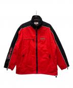 DUCATIドゥカティ）の古着「ナイロンジャケット」｜ブラック×レッド