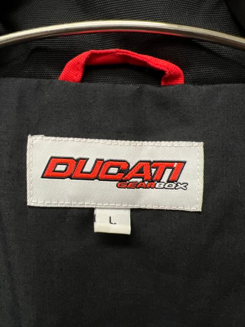 DUCATI（ドゥカティ）DUCATI (ドゥカティ) ナイロンジャケット ブラック×レッド サイズ:Ｌの古着・服飾アイテム