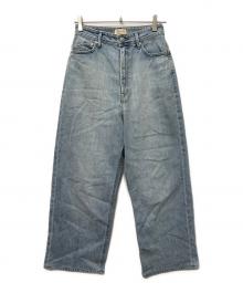 YANUK（ヤヌーク）の古着「ルーズストレートJOAN」｜ブルー