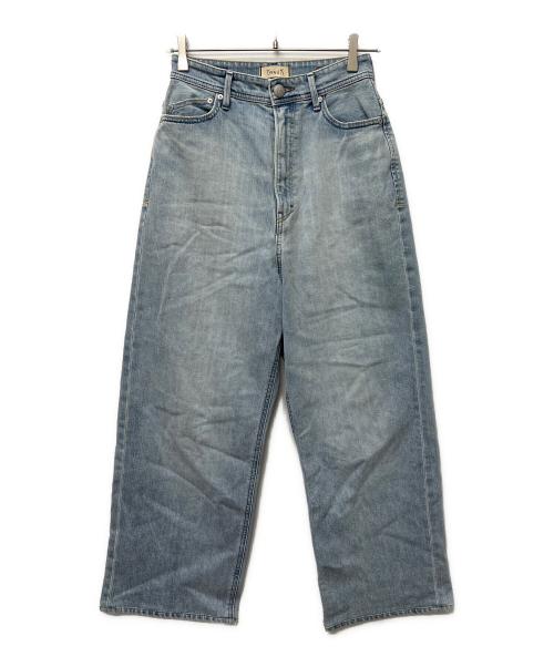 YANUK（ヤヌーク）YANUK (ヤヌーク) ルーズストレートJOAN ブルー サイズ:２５の古着・服飾アイテム