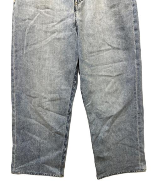 YANUK（ヤヌーク）YANUK (ヤヌーク) ルーズストレートJOAN ブルー サイズ:２５の古着・服飾アイテム