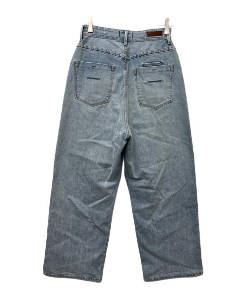 YANUK（ヤヌーク）YANUK (ヤヌーク) ルーズストレートJOAN ブルー サイズ:２５の古着・服飾アイテム