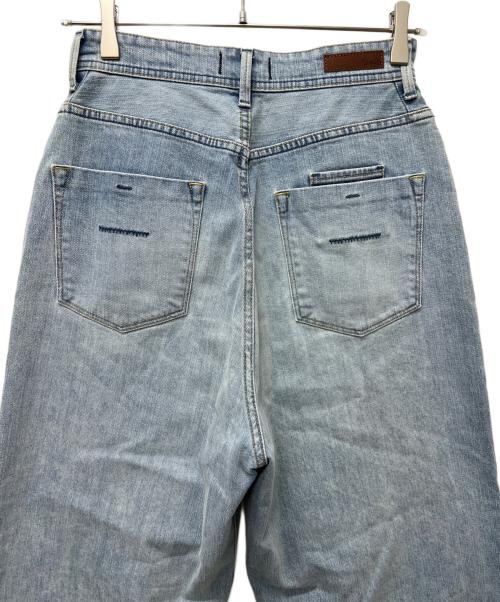 YANUK（ヤヌーク）YANUK (ヤヌーク) ルーズストレートJOAN ブルー サイズ:２５の古着・服飾アイテム