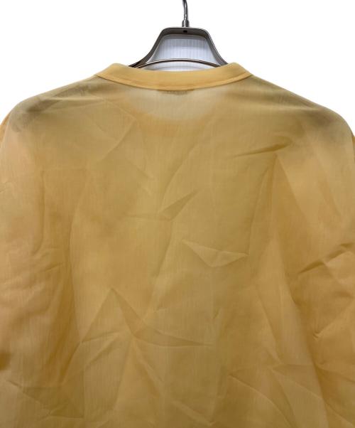 AURALEE（オーラリー）AURALEE (オーラリー) ELASTIC SHEER NYLON P/O イエロー サイズ:３の古着・服飾アイテム