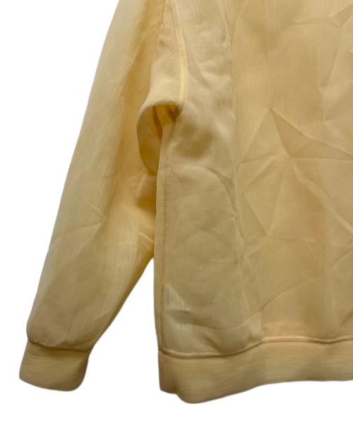 AURALEE（オーラリー）AURALEE (オーラリー) ELASTIC SHEER NYLON P/O イエロー サイズ:３の古着・服飾アイテム