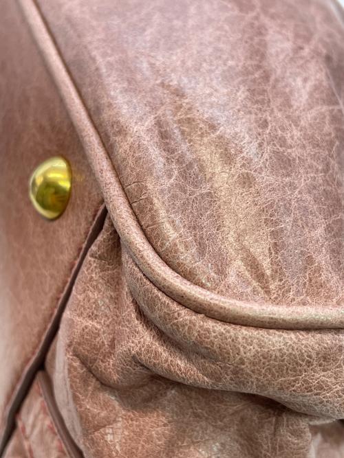 MIU MIU（ミュウミュウ）MIU MIU (ミュウミュウ) 2WAYショルダーバッグ ピンクの古着・服飾アイテム