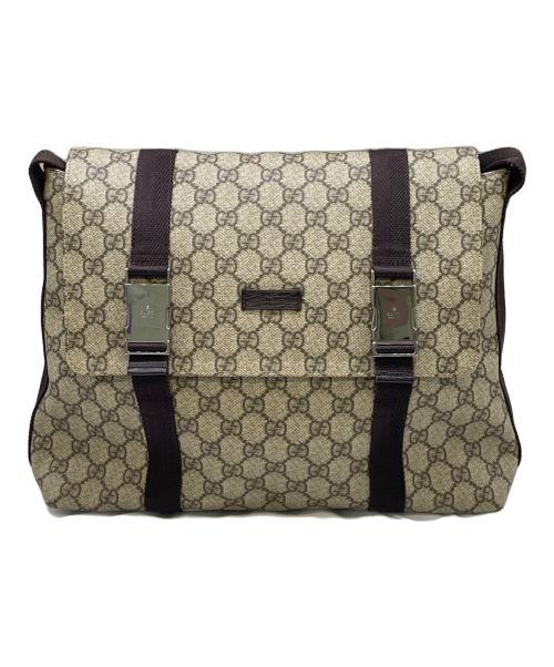 GUCCI（グッチ）GUCCI (グッチ) メッセンジャーバッグ ベージュの古着・服飾アイテム