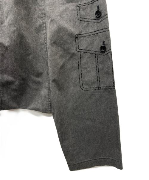BLACK COMME des GARCONS（ブラックコムデギャルソン）BLACK COMME des GARCONS (ブラックコムデギャルソン) サルエルパンツ グレー サイズ:XXLの古着・服飾アイテム