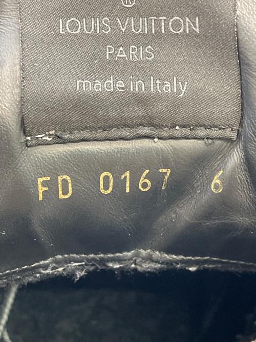 LOUIS VUITTON（ルイ ヴィトン）LOUIS VUITTON (ルイ ヴィトン) オーベルカンフ・ライン アンクルブーツ ブラック サイズ:SIZE 6の古着・服飾アイテム